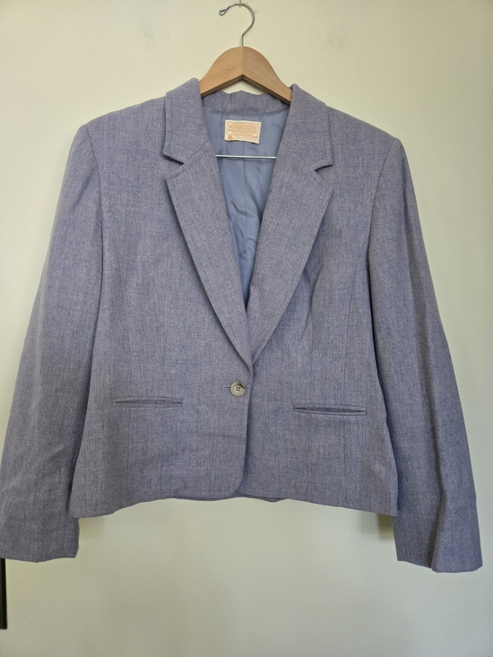 Pendleton Jackets & Blazers - Pendleton Light Blue Tailored Women's Blazer